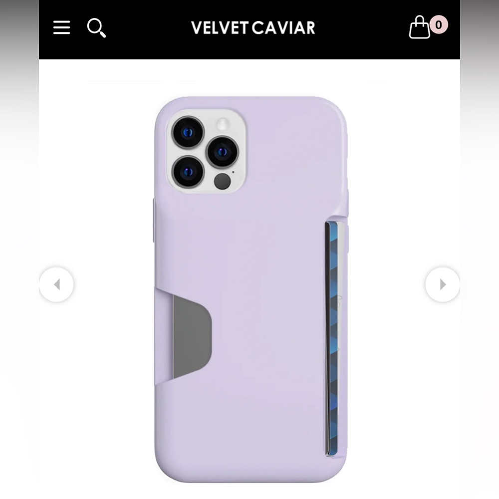 Velvet Caviar iPhone 12 Pro Max case